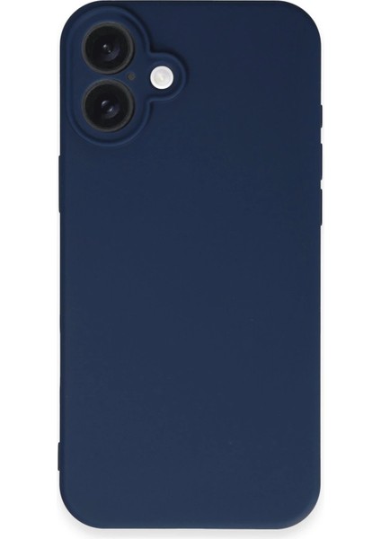 Newface iPhone 16 Kılıf First Silikon - Lacivert