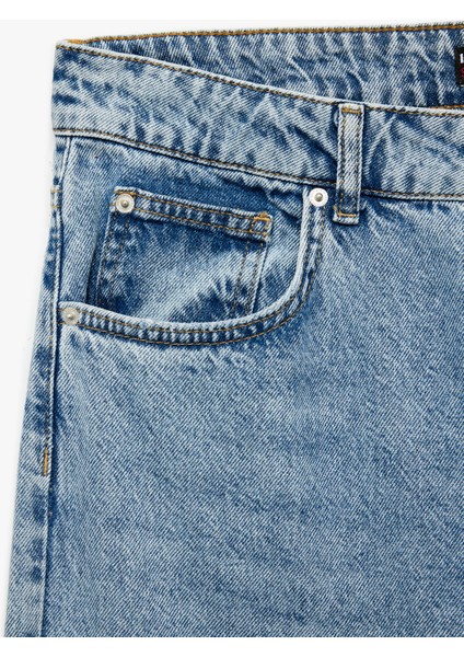 Pamuklu Normal Bel Straight Fit Jean Pantolon - Mark Jean fırsatları