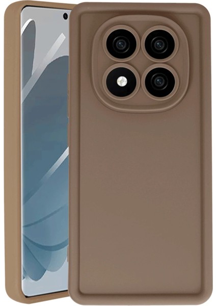 Newface Xiaomi Redmi Note 14 Pro 5g Kılıf Viera Silikon - Kahverengi