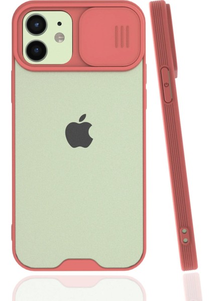 Newface iPhone 12 Kılıf Platin Kamera Koruma Silikon - Pembe