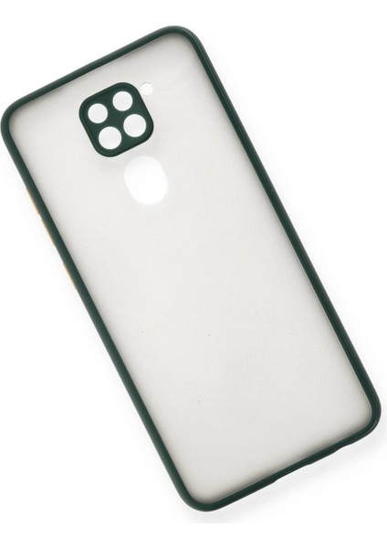 Newface Xiaomi Redmi Note 9 Kılıf Montreal Silikon Kapak - Yeşil modelleri