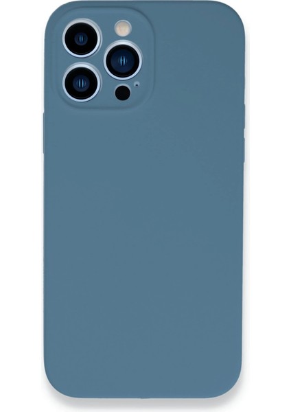 Newface iPhone 13 Pro Max Kılıf Lansman Legant Silikon - Açık Mavi