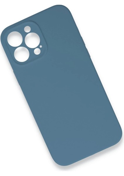 Newface iPhone 13 Pro Max Kılıf Lansman Legant Silikon - Açık Mavi