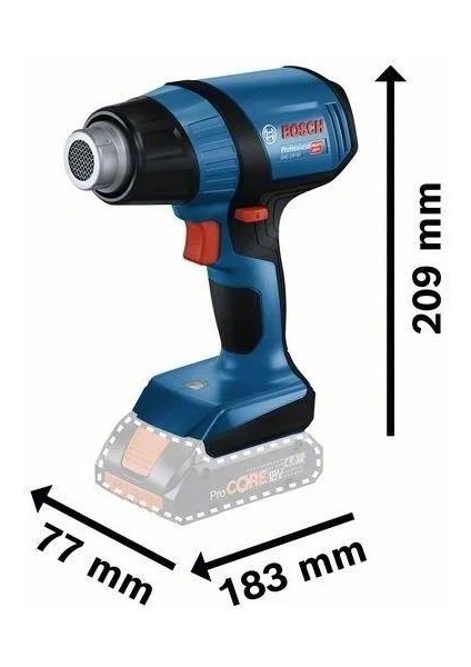 Ghg 18V-50 1x4 Ah Procore Akülü Sıcak Hava Tabancası Bez Çantalı fiyatları
