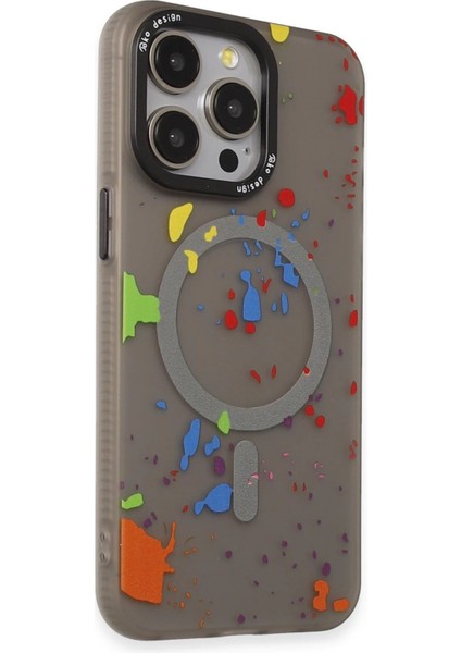 Joko iPhone 14 Pro Colorful Magsafe Kapak - Titan Gri