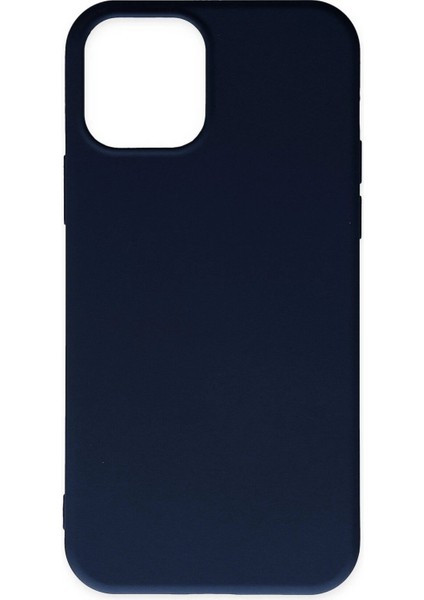 Newface iPhone 11 Pro Max Kılıf Nano Içi Kadife Silikon - Lacivert