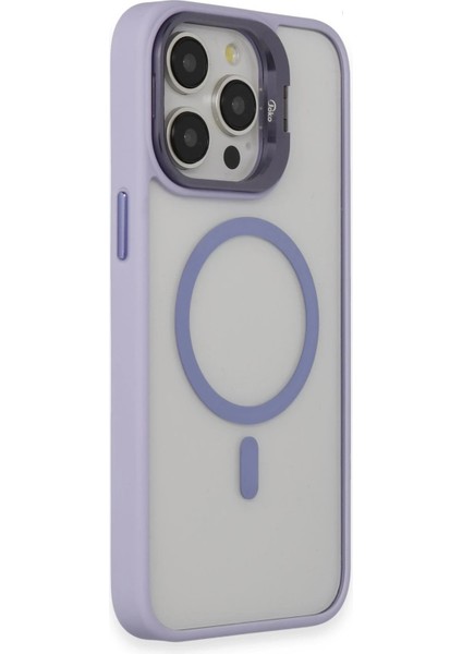 Joko iPhone 15 Pro Max Kılıf Roblox Lens Magsafe Standlı Kapak - Lila