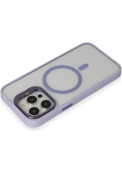 Joko iPhone 15 Pro Max Kılıf Roblox Lens Magsafe Standlı Kapak - Lila