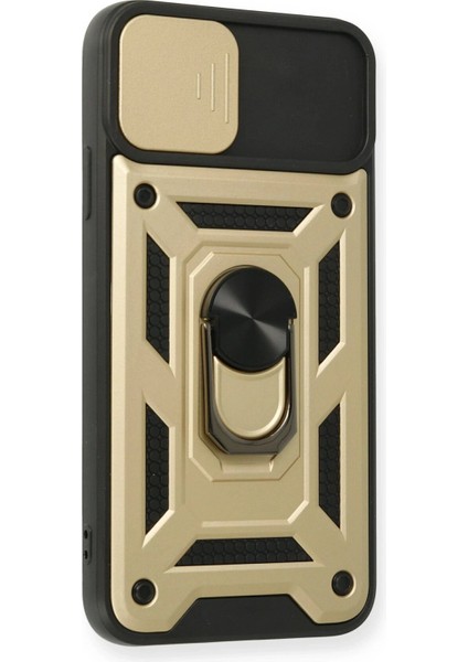 Newface iPhone 11 Pro Kılıf Pars Lens Yüzüklü Silikon - Gold fiyatları