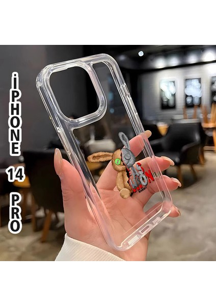 Iphone 14 Pro Rabbit Baskılı Telefon Kılıfı