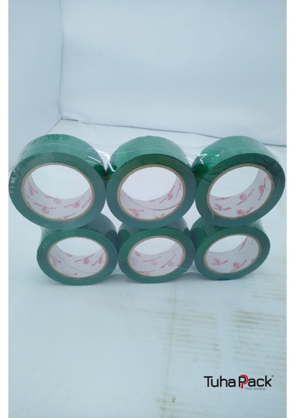 Yeşil Koli Bandı 45MM x 100M (72 Adet) - Güçlü Yapışkanlı Koli Bandı fiyatları