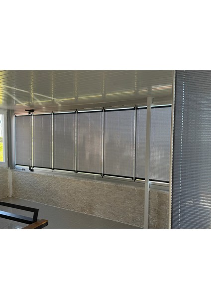 Gri Lantana Serisi (LANTANA120) Metal Kasa Plise Perde fırsatları