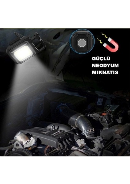 LED Işıklı Flash Özellikli 4 Modlu Anahtarlık El Feneri modelleri