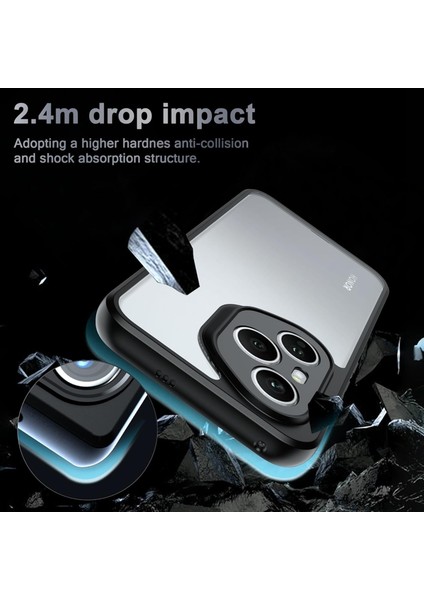 Honor 400 Pro Kılıf Kamera Korumalı Kenarları Renkli Arkası Şeffaf Yumuşak Kenarlı Silikon Sert Kapak fiyatları