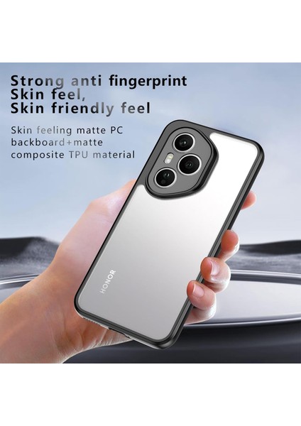 Honor 400 Pro Kılıf Kamera Korumalı Kenarları Renkli Arkası Şeffaf Yumuşak Kenarlı Silikon Sert Kapak fırsatları