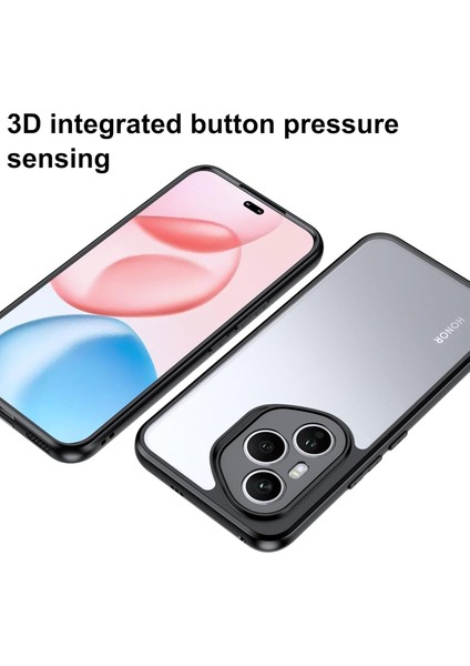 Honor 400 Pro Kılıf Kamera Korumalı Kenarları Renkli Arkası Şeffaf Yumuşak Kenarlı Silikon Sert Kapak indirimleri