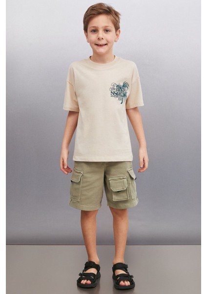 PERTH Erkek Bej T-Shirt