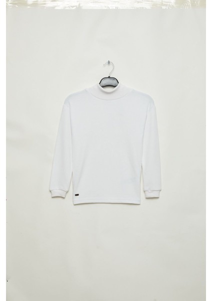 COREY Erkek Çocuk Beyaz Sweatshirt