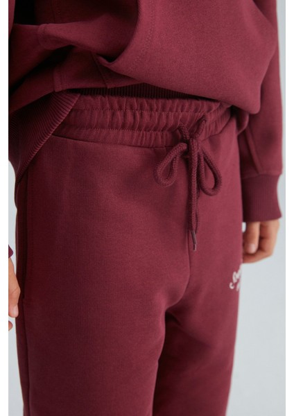 Zvonko Erkek Çocuk %100m Pamuk Kapüşonlu Lastikli Bel Bordo Alt-üst Takım indirimleri