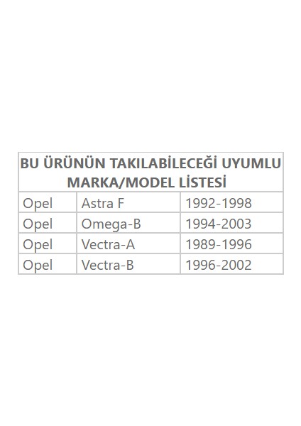 Opel Vectra B Benzin Pompası Otomatiği Ithal Ithal Benzin Otomatiği fiyatları