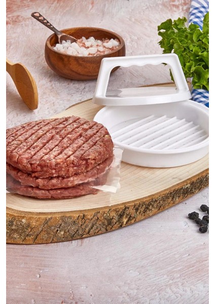 Hamburger ve Köfte Kalıbı Şekillendirici Pratik Köfte Yapma Aparatı 2 Adet