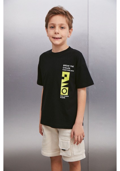 JARETH Erkek Siyah T-Shirt modelleri