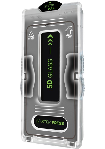 MG-044 Ekran Koruyucu Cam ve Uygulama Aparatlı, Çizilmeye Dayanıklı, Kırılmaz Ekran Koruyucu