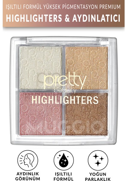 Highlighter Premium 4'lü