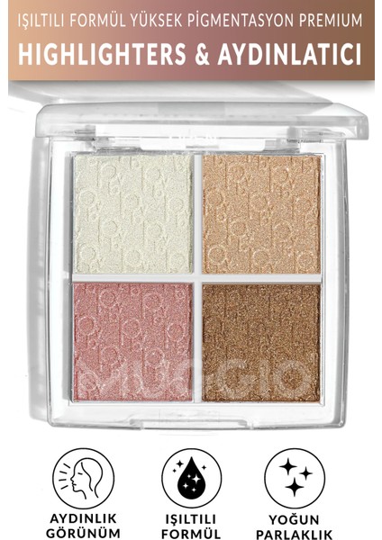 Highlighter Premium 4'lü