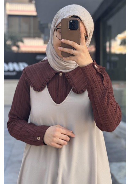 Yakalı Gömlek-Kahve fiyatları