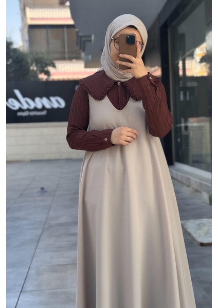 Yakalı Gömlek-Kahve modelleri