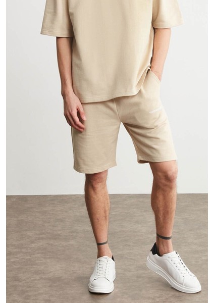 Buga Comfort Bej Şort & Bermuda
