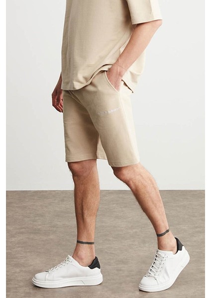 Buga Comfort Bej Şort & Bermuda