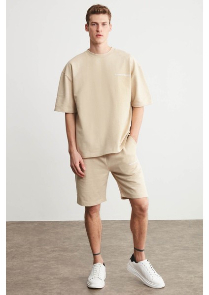 Buga Comfort Bej Şort & Bermuda