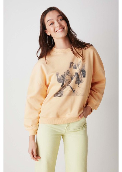 Sketch Oversize Somon Sweatshirt