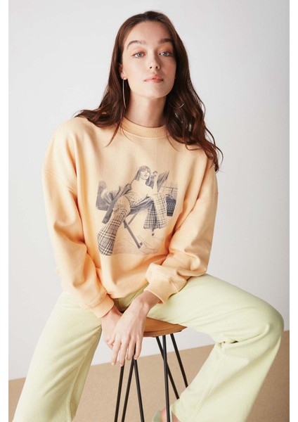 Sketch Oversize Somon Sweatshirt modelleri