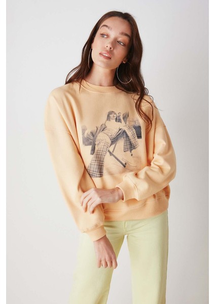 Sketch Oversize Somon Sweatshirt fırsatları