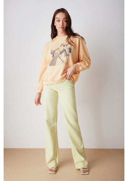 Sketch Oversize Somon Sweatshirt indirimleri