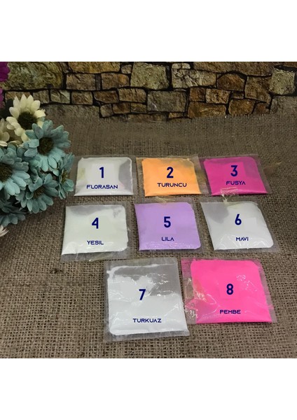 Fosfor Toz Boya - Sarı - 5 gr