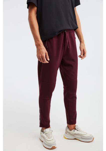 Somber Erkek Düz Renk Bordo Pantolon modelleri