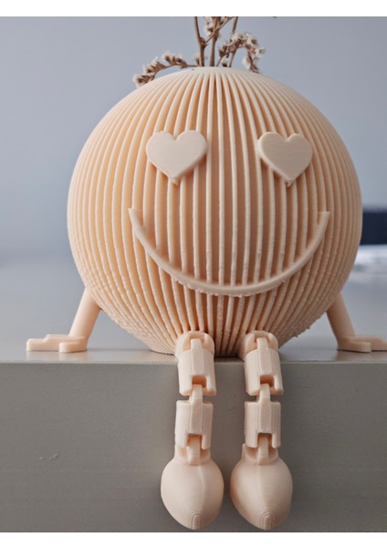 Gülen Yüz Biblo Dekoratif Hediyelik TEN Renk fırsatları