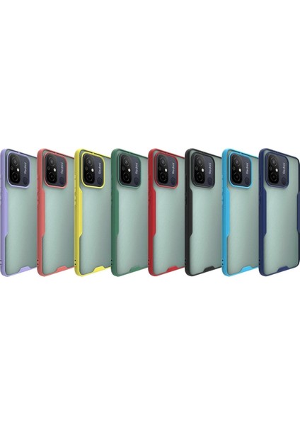 Newface Xiaomi Redmi 12C Kılıf Platin Silikon - Sarı