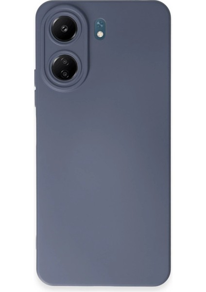 Newface Xiaomi Redmi 13C Kılıf Nano Içi Kadife Silikon - Gri