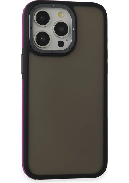 Newface iPhone 15 Pro Max Harvel Kapak - Derin Mor