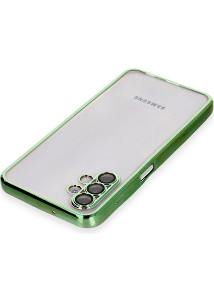 Newface Samsung Galaxy A04S Kılıf Razer Lensli Silikon - Yeşil modelleri