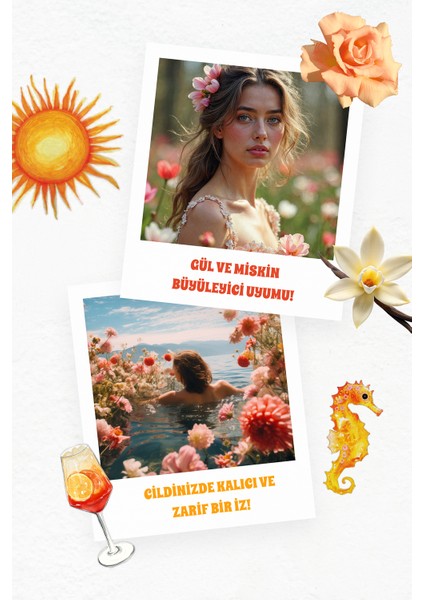 Kadın Vücut ve Saç Spreyi Mist 42 - Gül Yasemin Portakal Çiçeği