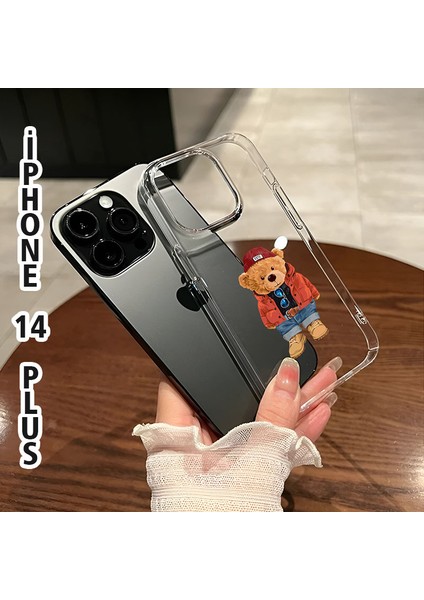 Iphone 14 Plus Sevimli Ayıcık Baskılı Telefon Kılıfı fiyatları