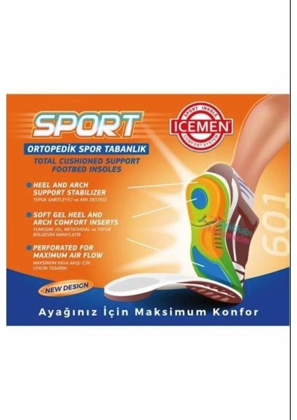 Icemen 601 Sport Ortopedik Tabanlık 44-45 fiyatları