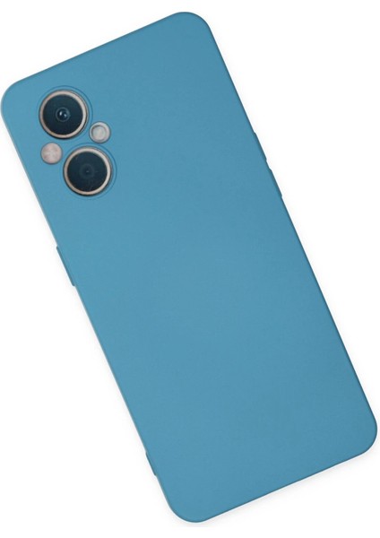 Newface Oppo Reno 7 Lite Kılıf Nano Içi Kadife Silikon - Mavi fiyatları