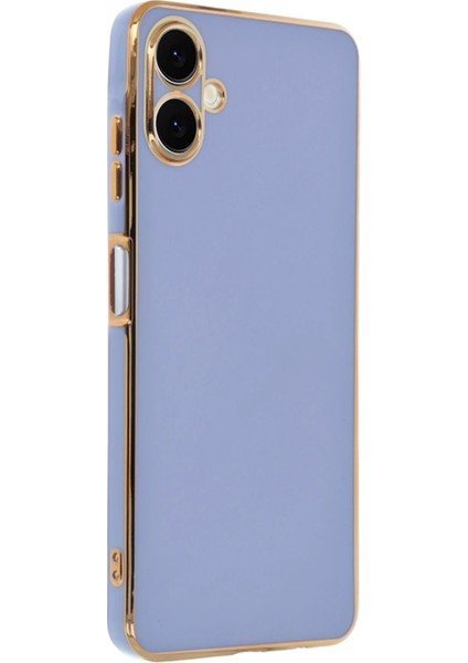 Newface Samsung Galaxy A06 Kılıf Volet Silikon - Mavi
